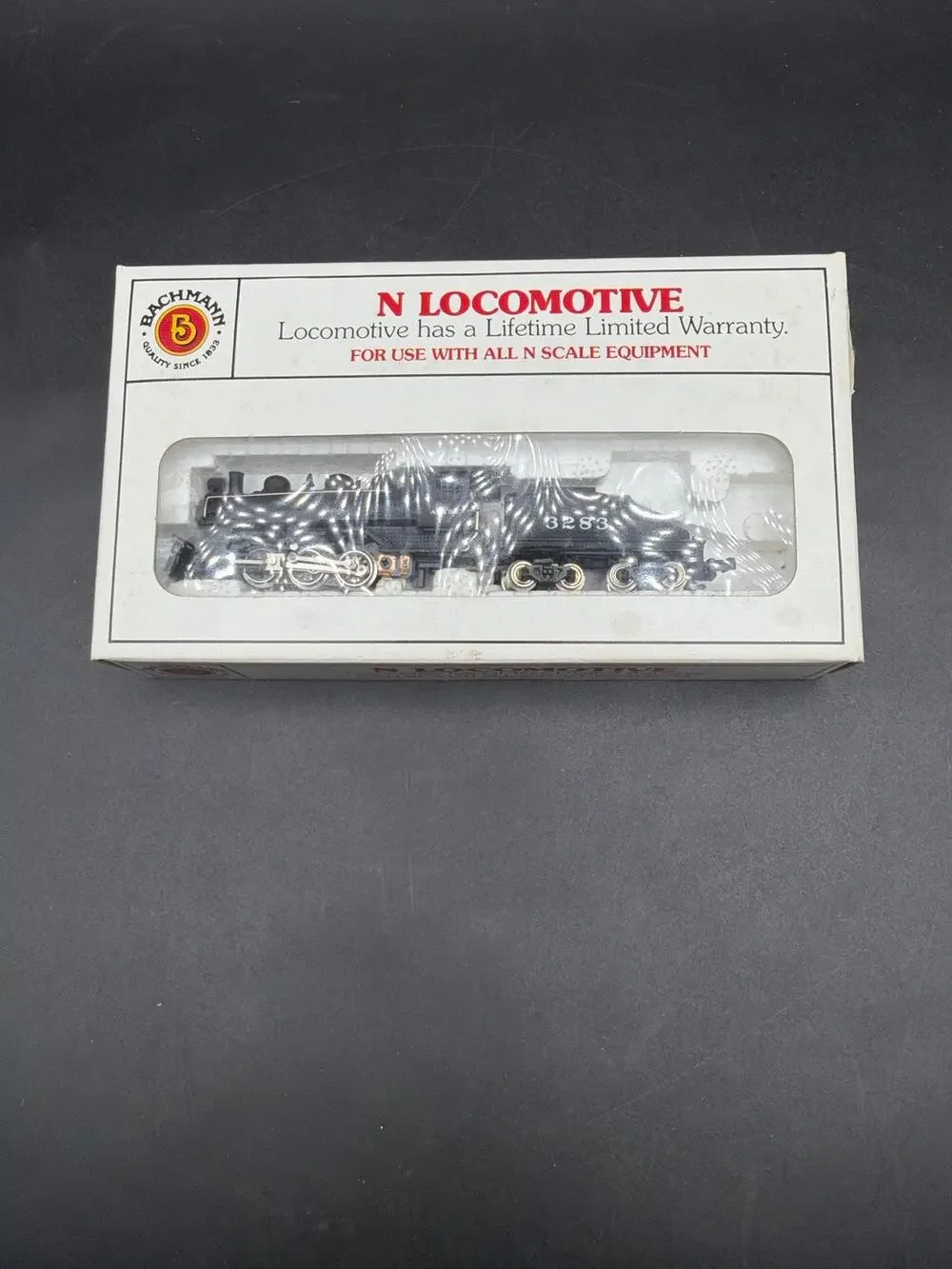 Vintage Bachmann N Scale USRA 0-6-0 Switcher Santa Fe 50552 Not Tested Box Paper